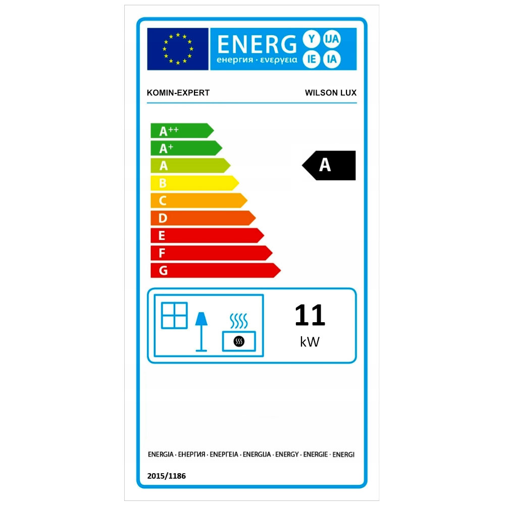 PIEC ŻELIWNY WILSON Lux BRONZE 11 kW - obrazek 5