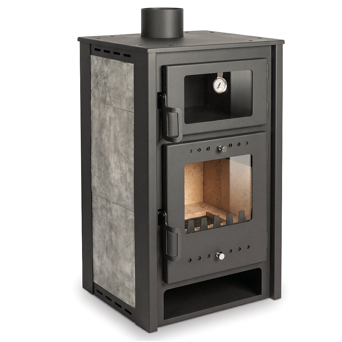Piec kominkowy BARTEK S 8,5 kW CERAMIC - obrazek 2