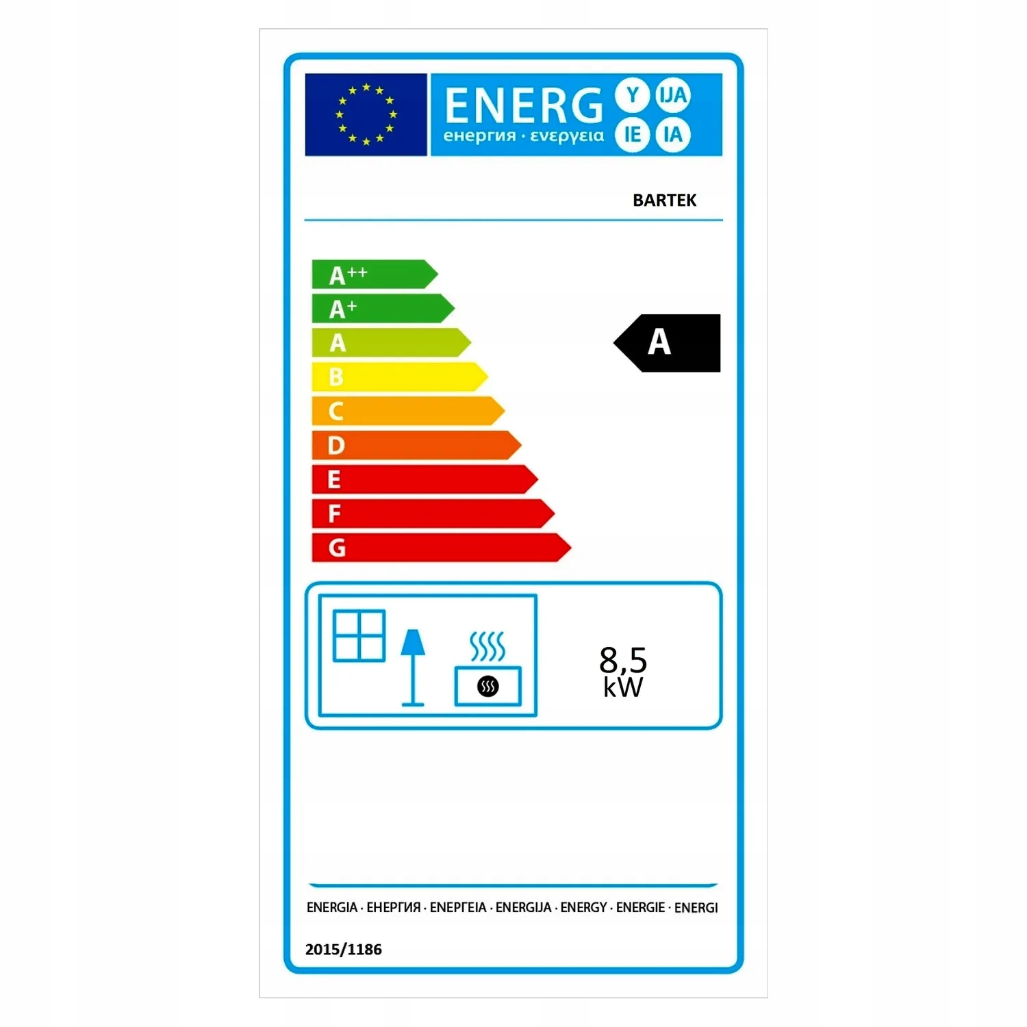 Piec kominkowy BARTEK S 8,5 kW CERAMIC - obrazek 11