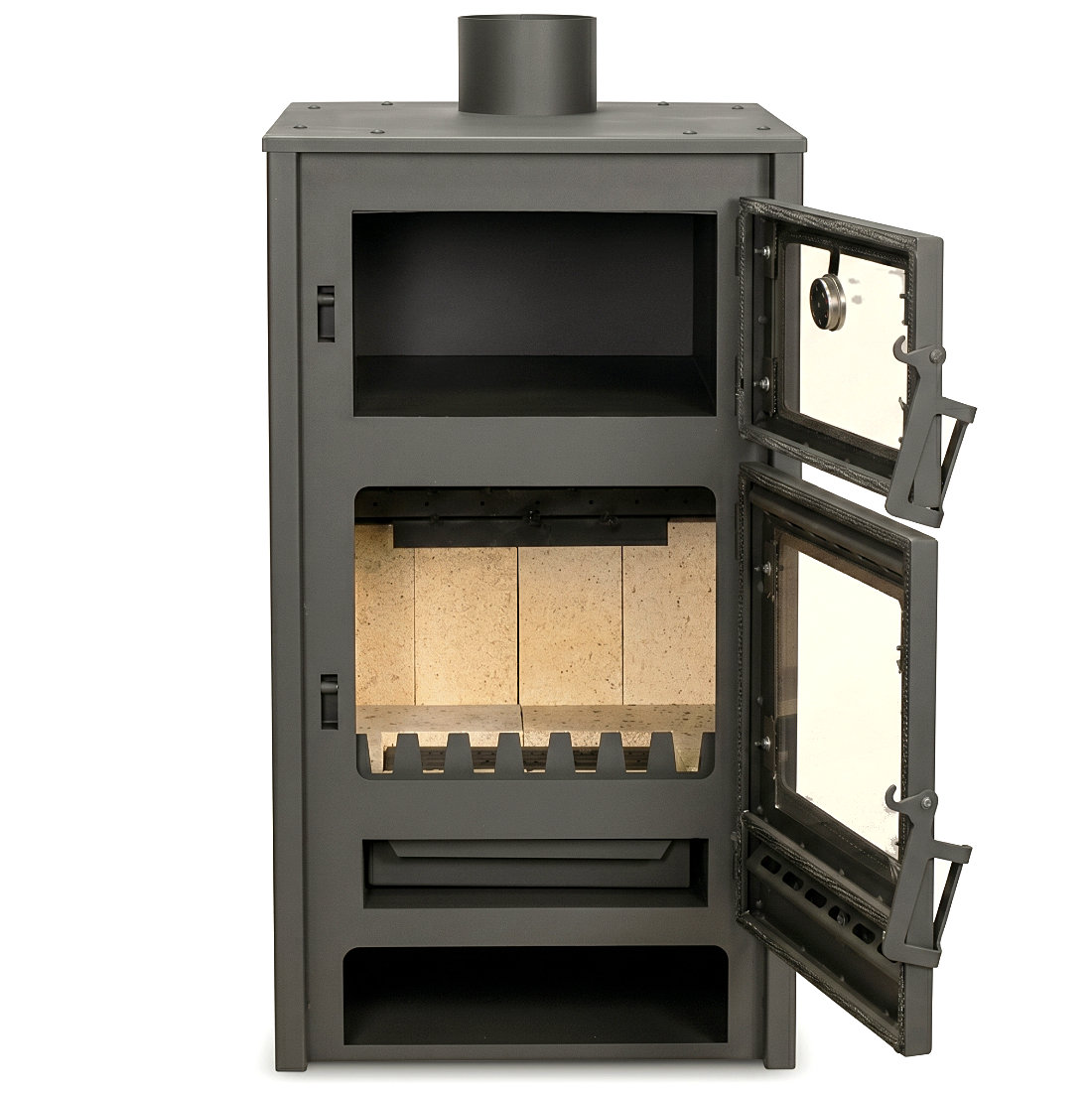 Piec kominkowy BARTEK S 8,5 kW CERAMIC - obrazek 4